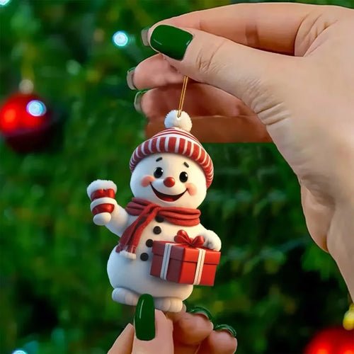 1Pcs Cartoon Mini Santa Claus Christmas Tree Decoration Hanging - Noel.ca