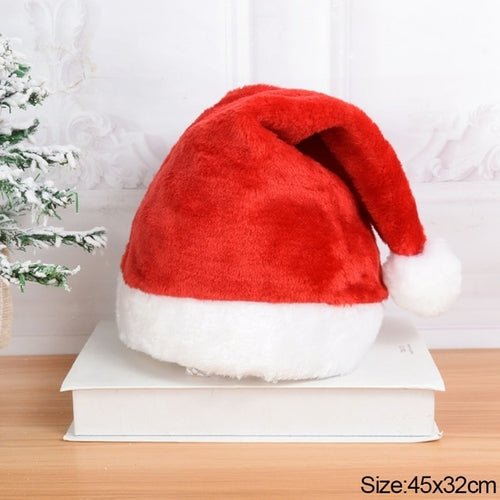 2022 Knitted Christmas Hat Cute Pompom Adult Child Soft Beanie Santa - Noel.ca