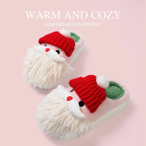 Women Christmas Slippers Ladies Fall Winter Outdoor Cotton Non-slip