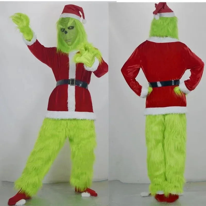 2024 New Christmas Costume Cosplay Clothes Dress Up Santa Claus Weird