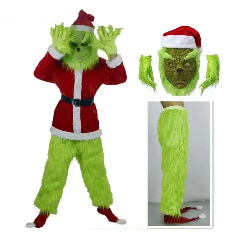 2024 New Christmas Costume Cosplay Clothes Dress Up Santa Claus Weird
