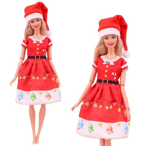 Barbies Clothes Doll Christmas Dress Accessories,Toy Tree,Santa Claus - Noel.ca