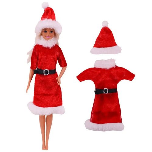 Barbies Clothes Doll Christmas Dress Accessories,Toy Tree,Santa Claus - Noel.ca