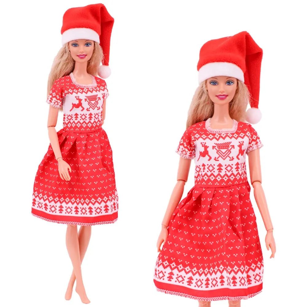 Barbies Clothes Doll Christmas Dress Accessories,Toy Tree,Santa Claus - Noel.ca