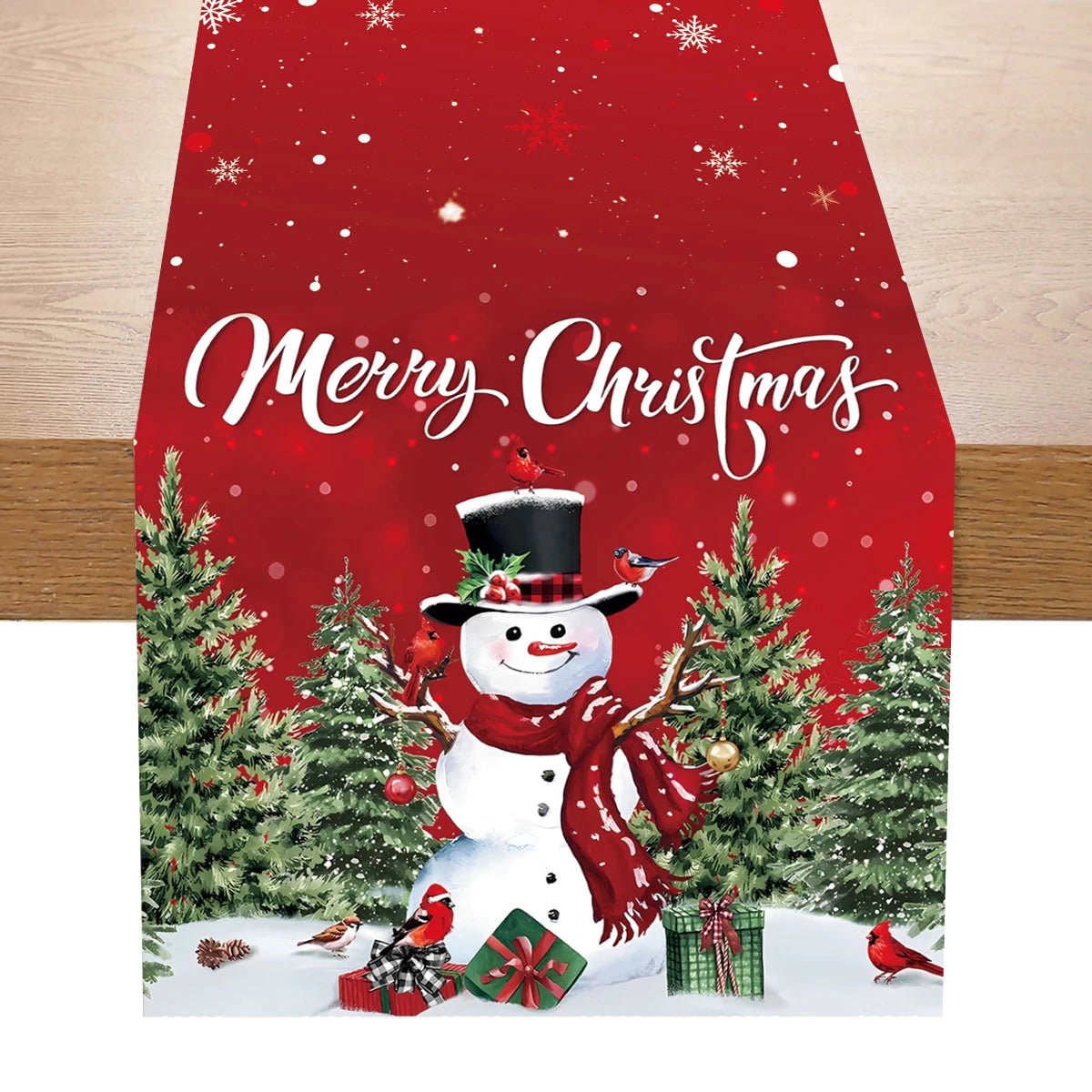 Christmas Table Runner Merry Christmas Decoration for Home Xmas Party - Noel.ca