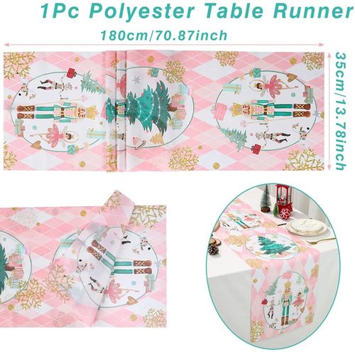 Christmas Table Runner Merry Christmas Decoration for Home Xmas Party - Noel.ca