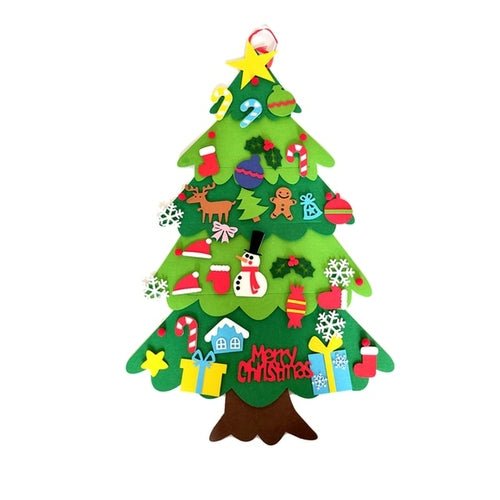 DIY Felt Christmas Tree Christmas Decoration for Home Navidad 2022 New - Noel.ca