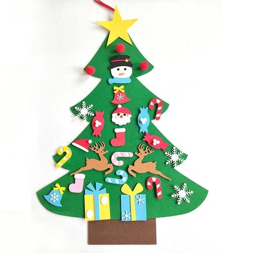 DIY Felt Christmas Tree Christmas Decoration for Home Navidad 2022 New - Noel.ca