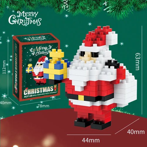 Reindeer Christmas Gifts Mini Brock Building Construction Toys for - Noel.ca