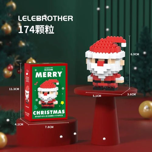 Reindeer Christmas Gifts Mini Brock Building Construction Toys for - Noel.ca