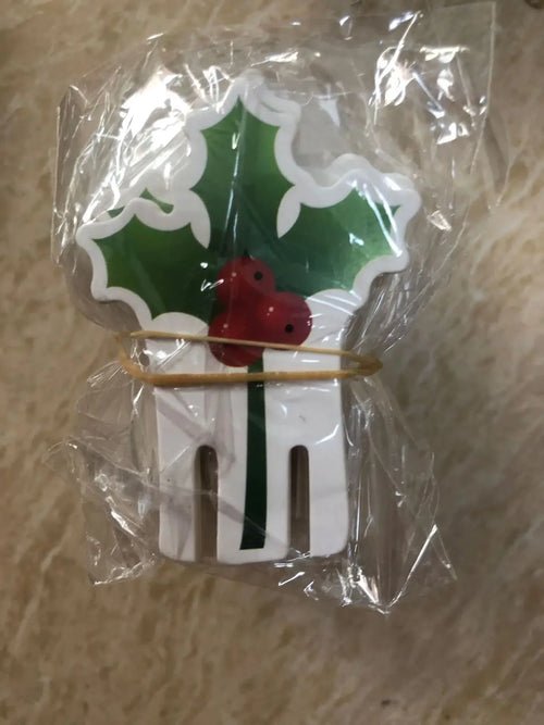 10PCS Christmas Cup Card Santa Hat Wine Glass Decor Ornaments Navidad - Noel.ca