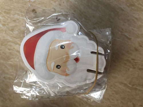 10PCS Christmas Cup Card Santa Hat Wine Glass Decor Ornaments Navidad - Noel.ca