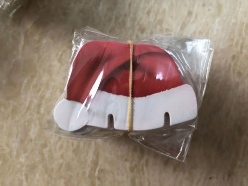 10PCS Christmas Cup Card Santa Hat Wine Glass Decor Ornaments Navidad - Noel.ca