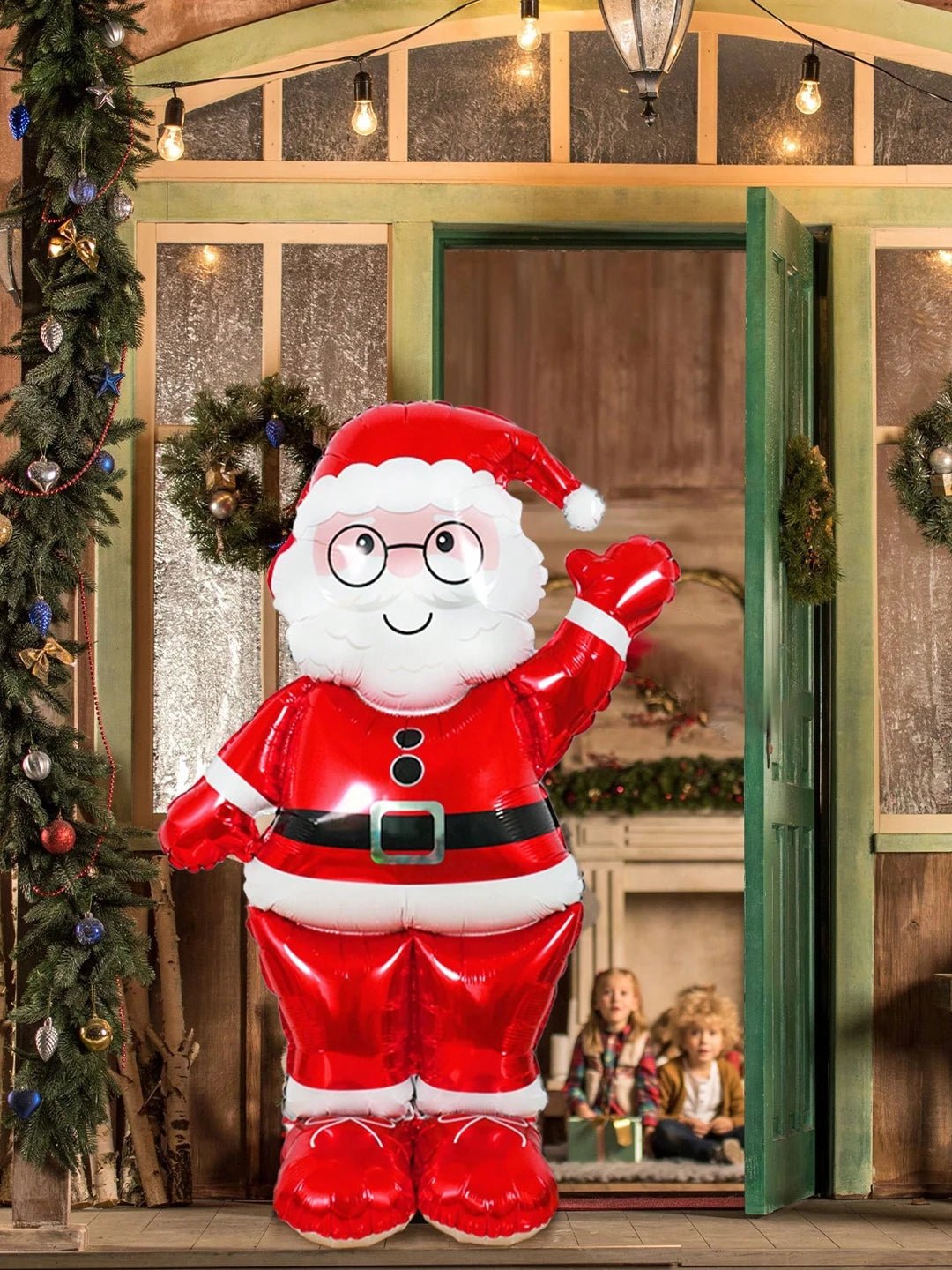 1pcExtra Large Santa Foil Balloon, 61 Inch Christmas Party Decoration - Noel.ca