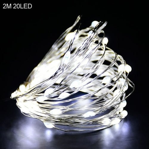 2M 20LED Santa Claus Snowflake LED Light String Christmas Decoration - Noel.ca