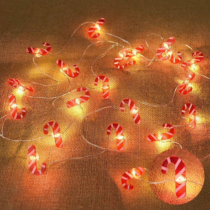 2M 20LED Santa Claus Snowflake LED Light String Christmas Decoration - Noel.ca