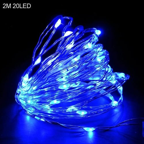 2M 20LED Santa Claus Snowflake LED Light String Christmas Decoration - Noel.ca