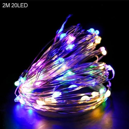 2M 20LED Santa Claus Snowflake LED Light String Christmas Decoration - Noel.ca