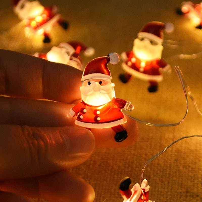 2M 20LED Santa Claus Snowflake LED Light String Christmas Decoration - Noel.ca