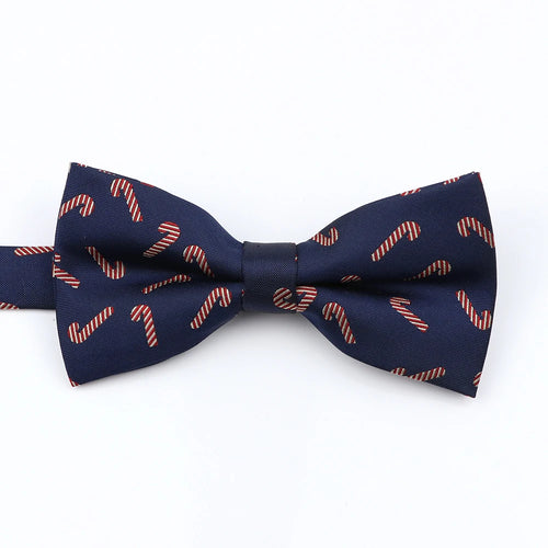 Mens Christmas Bow Tie High Quality Jacquard Woven Red Blue