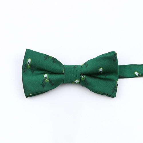 Mens Christmas Bow Tie High Quality Jacquard Woven Red Blue