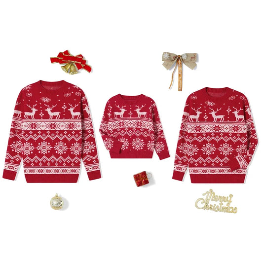 hirigin Family Matching Christmas Sweater Ugly Christmas Reindeer