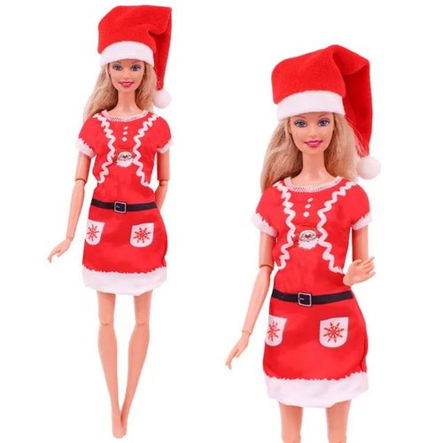 Barbies Clothes Doll Christmas Dress Accessories,Toy Tree,Santa Claus - Noel.ca