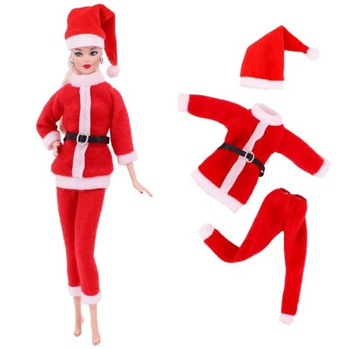 Barbies Clothes Doll Christmas Dress Accessories,Toy Tree,Santa Claus - Noel.ca