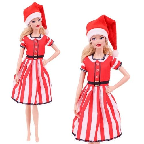 Barbies Clothes Doll Christmas Dress Accessories,Toy Tree,Santa Claus - Noel.ca