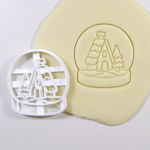 Christmas Gingerbread Cookie Cutters Snowflake Santa Plastic Cookie - Noel.ca
