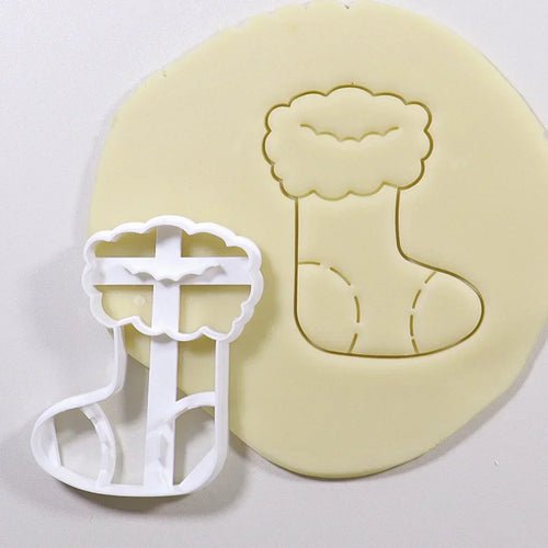 Christmas Gingerbread Cookie Cutters Snowflake Santa Plastic Cookie - Noel.ca