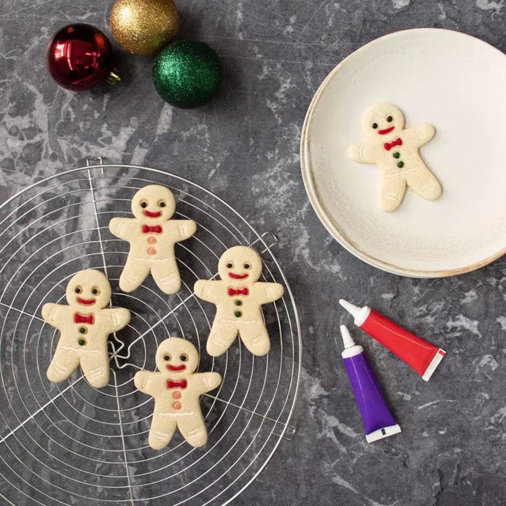 Christmas Gingerbread Cookie Cutters Snowflake Santa Plastic Cookie - Noel.ca