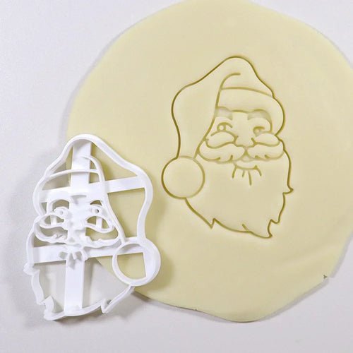 Christmas Gingerbread Cookie Cutters Snowflake Santa Plastic Cookie - Noel.ca
