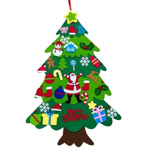 DIY Felt Christmas Tree Christmas Decoration for Home Navidad 2022 New - Noel.ca