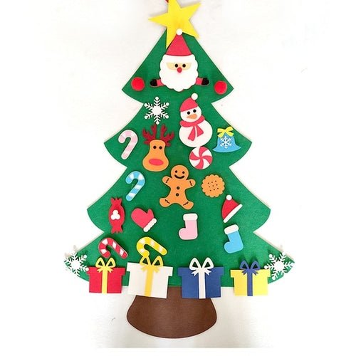 DIY Felt Christmas Tree Christmas Decoration for Home Navidad 2022 New - Noel.ca