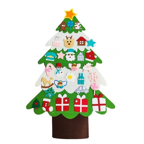 DIY Felt Christmas Tree Christmas Decoration for Home Navidad 2022 New - Noel.ca