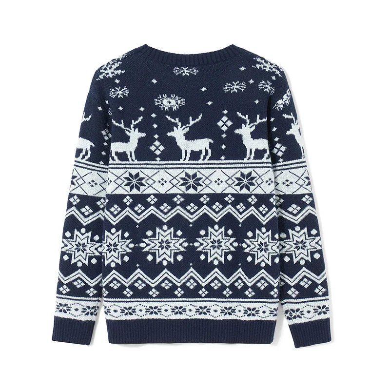 hirigin Family Matching Christmas Sweater Ugly Christmas Reindeer - Noel.ca