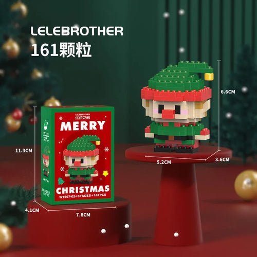 Reindeer Christmas Gifts Mini Brock Building Construction Toys for - Noel.ca