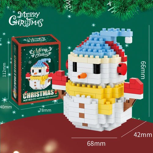 Reindeer Christmas Gifts Mini Brock Building Construction Toys for - Noel.ca