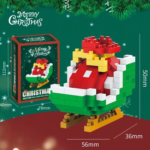 Reindeer Christmas Gifts Mini Brock Building Construction Toys for - Noel.ca