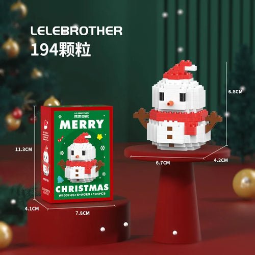 Reindeer Christmas Gifts Mini Brock Building Construction Toys for - Noel.ca