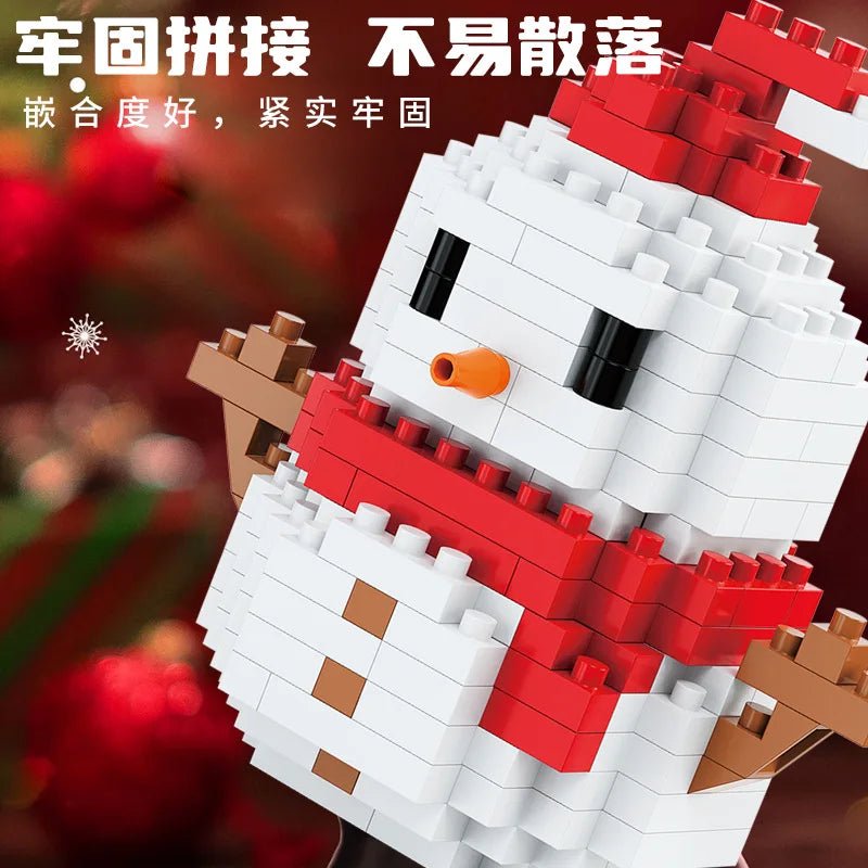 Reindeer Christmas Gifts Mini Brock Building Construction Toys for - Noel.ca