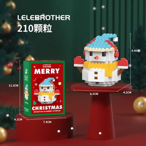 Reindeer Christmas Gifts Mini Brock Building Construction Toys for - Noel.ca